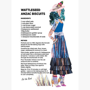 
                  
                    Load image into Gallery viewer, Tea towel with wattleseed recipe
                  
                