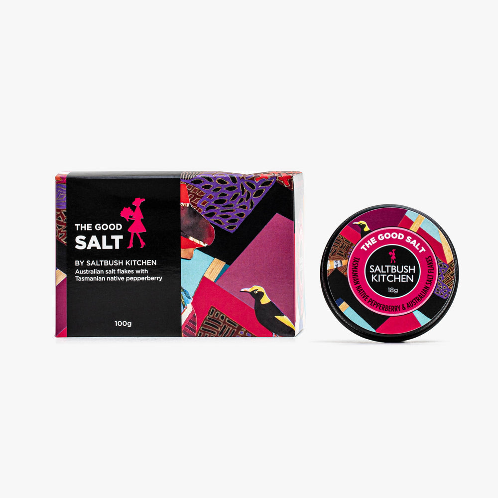 
                  
                    Load image into Gallery viewer, The Good Salt with Tasmanian Pepperberry - Saltbush Kitchen
                  
                